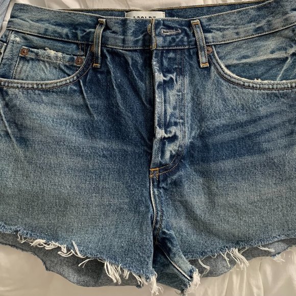 Agolde Parker Denim Shorts - Picture 5 of 5